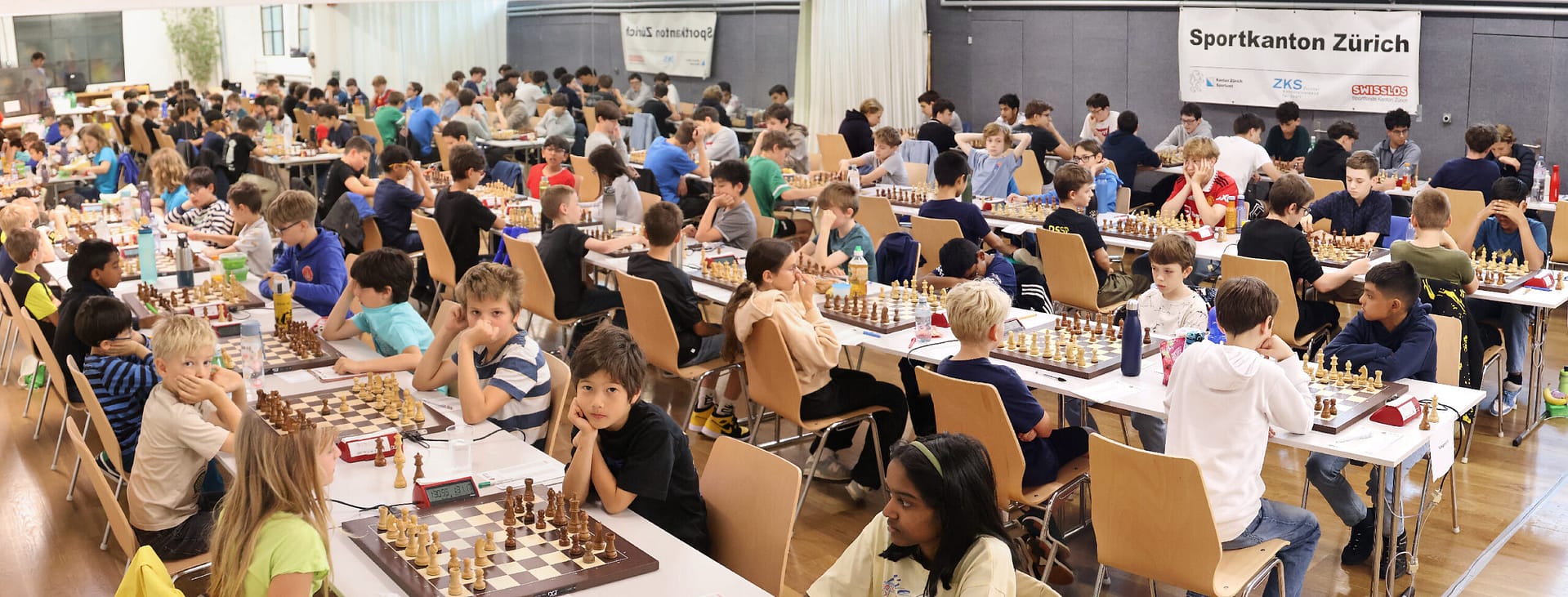Turniersaal Schachturnier SJEM 2025
