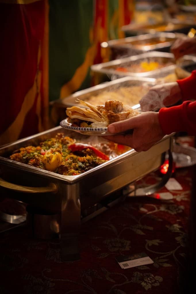 Weihnachtsessen 1001 Nacht